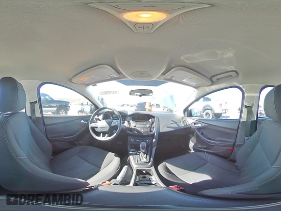 2017 Ford Focus SE with VIN 1FADP3F2XHL277097, listed as a Copart auction lot 53209825 with 100,384 mi miles and Salvage Title. Bid and sale history available at carsss.com. Image 14.