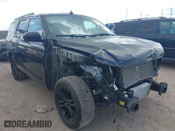 2022 Ford Expedition XLT with VIN 1FMJU1HT1NEA48772, listed as a IAAI auction lot 42442514 with 33,585 mi miles and . Bid and sale history available at DreamBid. Image 1.