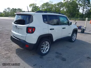 2019 Jeep Renegade Sport with VIN ZACNJBAB9KPK19872, listed as a IAAI auction lot 36614598 with 77,925 mi miles. Bid and sale history available at carsss.com. Image 4.