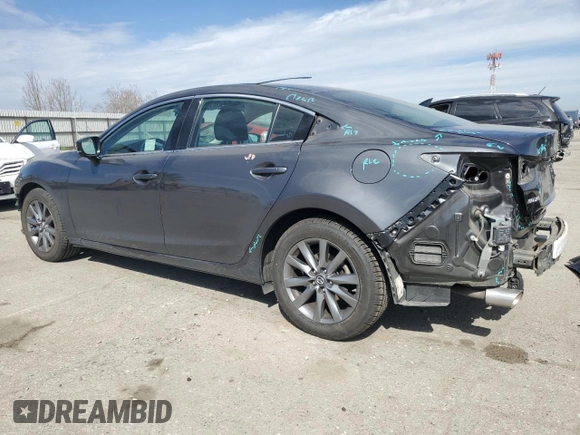 2020 Mazda 6 Sport with VIN JM1GL1UM9L1517935, listed as a Copart auction lot 46538025 with 55,890 mi miles and Salvage Title. Bid and sale history available at DreamBid. Image 2.