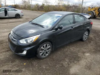 2015 Hyundai Accent GLS with VIN KMHCT4AE5FU811179, listed as a Copart auction lot 78722624 with 109,374 mi miles and Salvage Title. Bid and sale history available at carsss.com. Image 1.