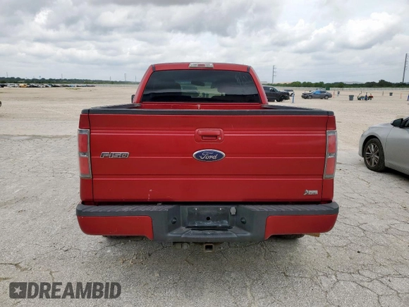 2010 Ford F-150 XL with VIN 1FTFX1CV9AKB84802, listed as a Copart auction lot 56970445 with 220,404 mi miles and Salvage title. Bid and sale history available at DreamBid. Image 6.