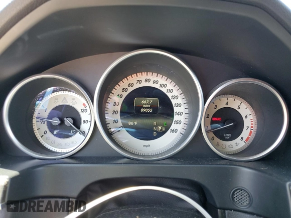 2015 Mercedes-Benz E 350 Sport with VIN WDDHF5KB8FB132102, listed as a Copart auction lot 62926465 with 89,055 mi miles and Salvage title. Bid and sale history available at DreamBid. Image 9.