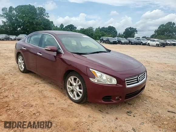 2013 Nissan Maxima SV with VIN 1N4AA5APXDC844535, listed as a Copart auction lot 59516355 with 215,897 mi miles and Salvage title. Bid and sale history available at DreamBid. Image 13.