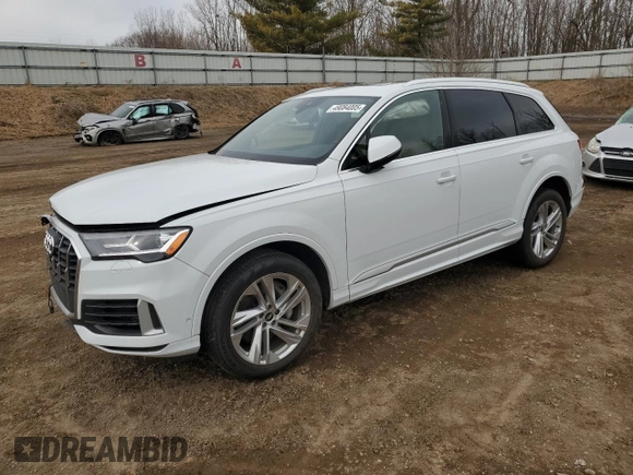2021 Audi Q7 Premium z VIN WA1AXAF70MD023877, wystawiony jako Copart lot #49084005 z przebiegiem 28 431 mil mil oraz Nie do naprawy • Non repairable. Historia ofert i sprzedaży dostępna na DreamBid. Obrazek 1.