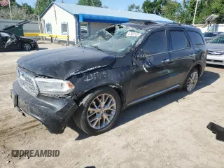 2015 Dodge Durango Citadel with VIN 1C4RDHEG6FC120313, listed as a Copart auction lot 57487185 with 174,123 mi miles and Salvage title. Bid and sale history available at DreamBid. Image 1.