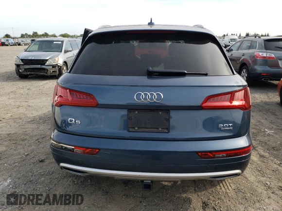 2018 Audi Q5 Premium Plus with VIN WA1BNAFYXJ2029020, listed as a Copart auction lot 52232835 with 121,451 mi miles and Salvage Title. Bid and sale history available at carsss.com. Image 6.