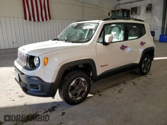 2015 Jeep Renegade Latitude with VIN ZACCJBBH9FPC11483, listed as a Copart auction lot 41689685 with 88,080 mi miles and Clean Title. Bid and sale history available at carsss.com. Image 1.