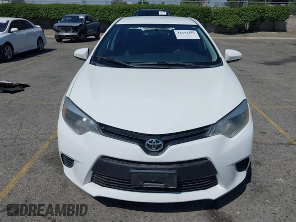 2016 Toyota Corolla L with VIN 5YFBURHE3GP542713, listed as a IAAI auction lot 42094420 with 172,194 mi miles and . Bid and sale history available at DreamBid. Image 12.
