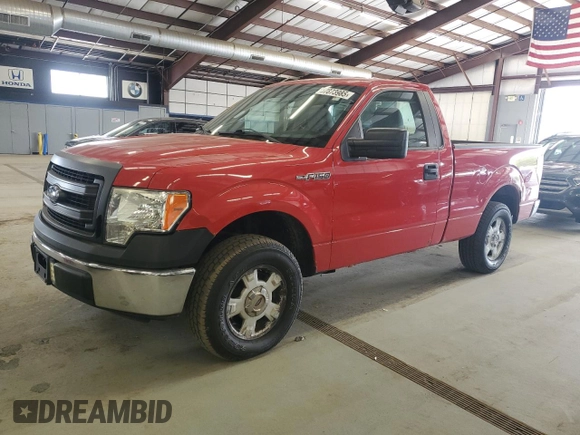 2013 Ford F-150 XL with VIN 1FTMF1CM5DKG20907, listed as a Copart auction lot 57873985 with 91,127 mi miles and Clean title. Bid and sale history available at DreamBid. Image 1.