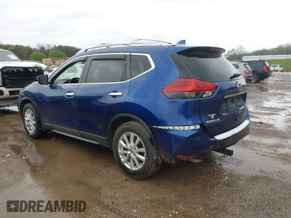2019 Nissan Rogue SV with VIN 5N1AT2MT7KC829981, listed as a IAAI auction lot 41909889 with 57,794 mi miles and . Bid and sale history available at DreamBid. Image 3.