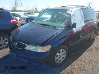 2004 Honda Odyssey EX-L with VIN 5FNRL189X4B045588, listed as a IAAI auction lot 41928397 with 218,182 mi miles and . Bid and sale history available at DreamBid. Image 2.