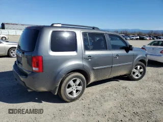 2011 Honda Pilot EX-L with VIN 5FNYF3H67BB030564, listed as a Copart auction lot 46863995 with 204,027 mi miles and Salvage Title. Bid and sale history available at carsss.com. Image 3.
