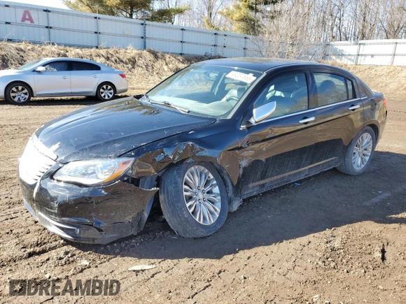 2012 Chrysler 200 Limited with VIN 1C3CCBCG1CN266826, listed as a Copart auction lot 49237655 with 116,243 mi miles and Clean Title. Bid and sale history available at carsss.com. Image 1.