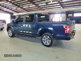 2018 Ford F-150 XL with VIN 1FTEW1E54JFC75495, listed as a Copart auction lot 55773705 with 156,324 mi miles and Clean Title. Bid and sale history available at DreamBid. Image 2.