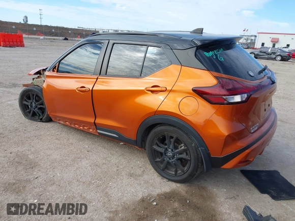 2023 Nissan Kicks SR with VIN 3N1CP5DV8PL490487, listed as a IAAI auction lot 41624376 with 25,525 mi miles and . Bid and sale history available at carsss.com. Image 3.