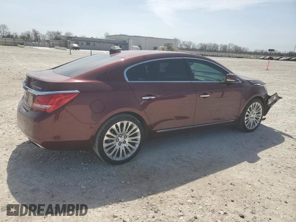 2015 Buick LaCrosse Premium II with VIN 1G4GF5G36FF253576, listed as a Copart auction lot 48035405 with 125,285 mi miles and Salvage Title. Bid and sale history available at DreamBid. Image 3.