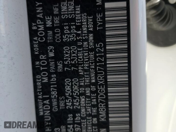 2024 Hyundai Palisade Calligraphy z VIN KM8R7DGEXRU712125, wystawiony jako Copart lot #53113625 z przebiegiem 31 693 mil mil oraz Szkoda całkowita • Salvage title. Historia ofert i sprzedaży dostępna na DreamBid. Obrazek 13.
