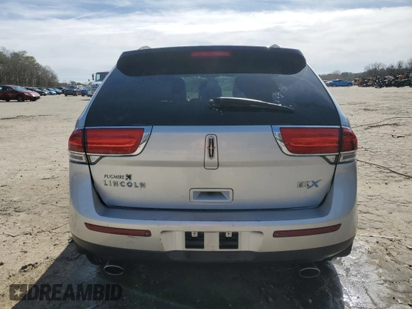 2013 Lincoln MKX with VIN 2LMDJ6JK5DBL17763, listed as a Copart auction lot 45887545 with 124,363 mi miles and Salvage Title. Bid and sale history available at carsss.com. Image 6.