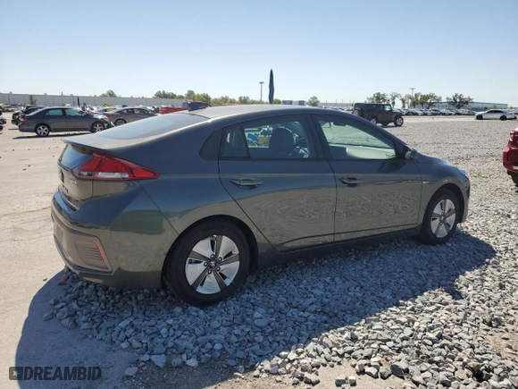 2020 Hyundai Ioniq Hybrid Blue with VIN KMHC65LC4LU230826, listed as a Copart auction lot 49231135 with 40,533 mi miles and Non Repairable. Bid and sale history available at carsss.com. Image 3.