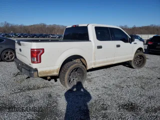 2016 Ford F-150 XL with VIN 1FTEW1CF4GFB28274, listed as a Copart auction lot 86977004 with 202,243 mi miles and Salvage Title. Bid and sale history available at carsss.com. Image 3.