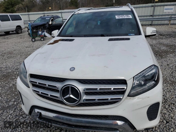2017 Mercedes-Benz GLS with VIN 4JGDF6EE9HA783201, listed as a Copart auction lot 42425195 with 122,863 mi miles and Salvage Title. Bid and sale history available at carsss.com. Image 5.