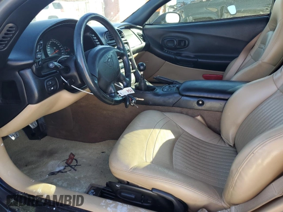 2001 Chevrolet Corvette with VIN 1G1YY22G515114977, listed as a Copart auction lot 82320124 with 71,872 mi miles and Salvage Title. Bid and sale history available at carsss.com. Image 7.
