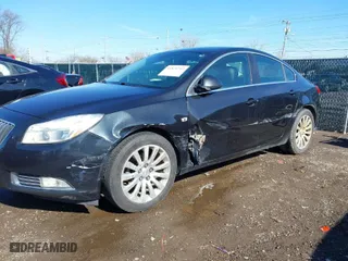 2011 Buick Regal CXL RL5 with VIN W04GT5GC9B1011492, listed as a IAAI auction lot 41821747 with 119,551 mi miles. Bid and sale history available at carsss.com. Image 6.