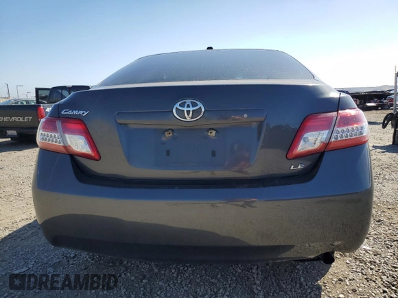 2011 Toyota Camry LE with VIN 4T1BF3EK2BU210223, listed as a Copart auction lot 54152565 with 179,089 mi miles and Salvage Title. Bid and sale history available at carsss.com. Image 6.