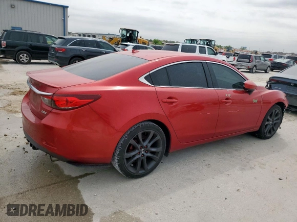 2015 Mazda 6 i Grand Touring with VIN JM1GJ1W64F1168708, listed as a Copart auction lot 50550285 with 121,206 mi miles and Salvage Title. Bid and sale history available at DreamBid. Image 3.
