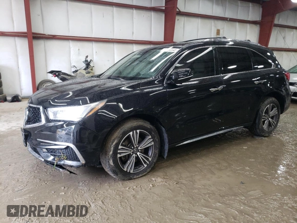 2017 Acura MDX with VIN 5FRYD4H31HB027085, listed as a Copart auction lot 45083345 with 195,042 mi miles and Salvage Title. Bid and sale history available at carsss.com. Image 1.