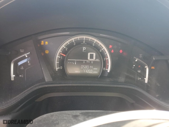 2019 Honda CR-V LX with VIN 2HKRW5H38KH422394, listed as a Copart auction lot 87039514 with 58,014 mi miles and Salvage Title. Bid and sale history available at carsss.com. Image 9.