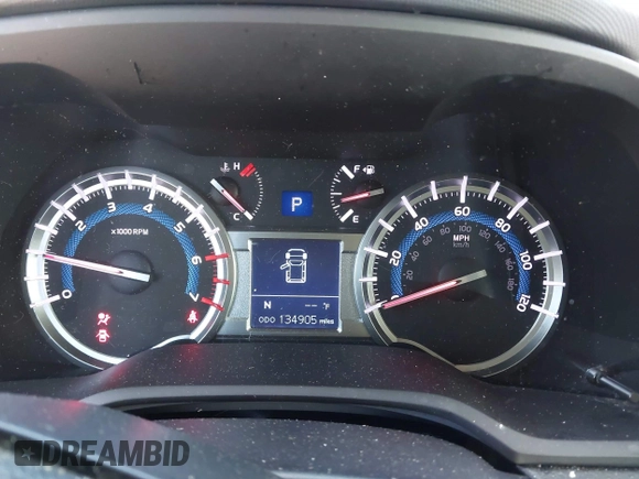 2017 Toyota 4Runner SR5 with VIN JTEBU5JR3H5462246, listed as a IAAI auction lot 42652225 with 134,905 mi miles and . Bid and sale history available at DreamBid. Image 7.