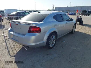 2012 Dodge Avenger SE with VIN 1C3CDZAG3CN291123, listed as a IAAI auction lot 41861036 with 114,607 mi miles and . Bid and sale history available at DreamBid. Image 4.