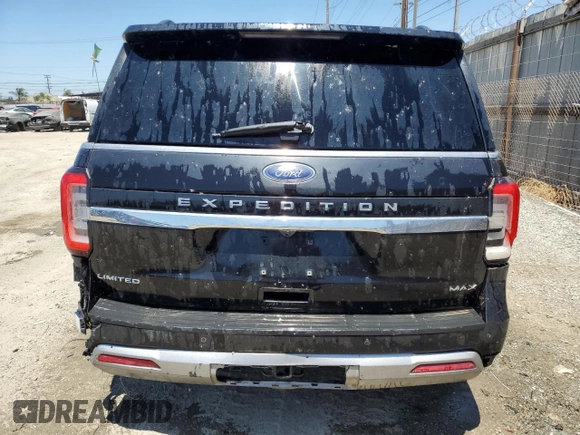 2023 Ford Expedition Max Limited with VIN 1FMJK1K81PEA15199, listed as a Copart auction lot 56589545 with 95,392 mi miles and Clean title. Bid and sale history available at DreamBid. Image 6.