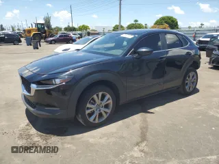 2021 Mazda CX-30 Select with VIN 3MVDMABL8MM254592, listed as a Copart auction lot 61067395 with 34,250 mi miles and Salvage title. Bid and sale history available at DreamBid. Image 1.