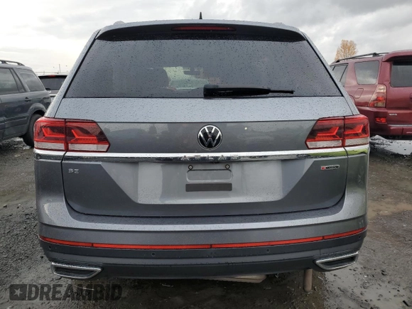 2022 Volkswagen Atlas SE with VIN 1V2KP2CA0NC501253, listed as a Copart auction lot 79123524 with 25,616 mi miles and Salvage title. Bid and sale history available at DreamBid. Image 6.
