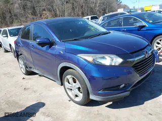 2016 Honda HR-V EX with VIN 3CZRU5H57GM721507, listed as a IAAI auction lot 41686690 with 122,052 mi miles. Bid and sale history available at carsss.com. Image 1.