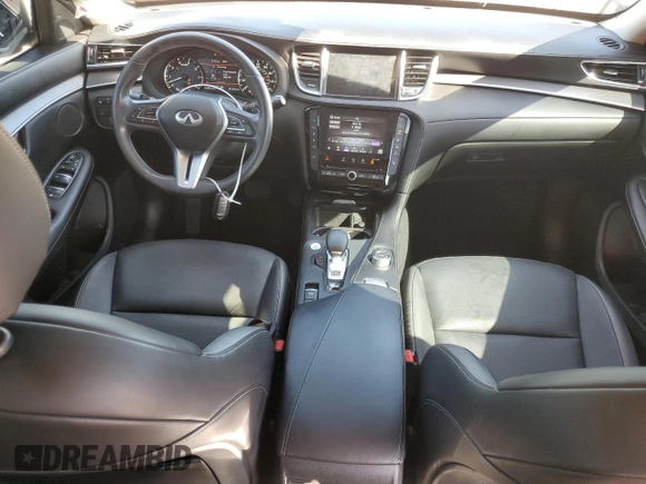 2022 Infiniti QX50 Luxe with VIN 3PCAJ5BB4NF121085, listed as a Copart auction lot 61133965 with 61,857 mi miles and Salvage title. Bid and sale history available at DreamBid. Image 8.