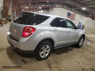 2017 Chevrolet Equinox LS with VIN 2GNALBEK8H1582602, listed as a Copart auction lot 51470955 with 96,551 mi miles and Clean Title. Bid and sale history available at carsss.com. Image 3.