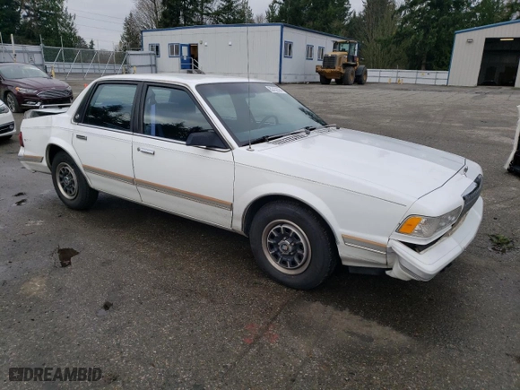 1993 Buick Century Special with VIN 1G4AG55N3P6476571, listed as a Copart auction lot 82432594 with 86,454 mi miles and Salvage Title. Bid and sale history available at carsss.com. Image 4.