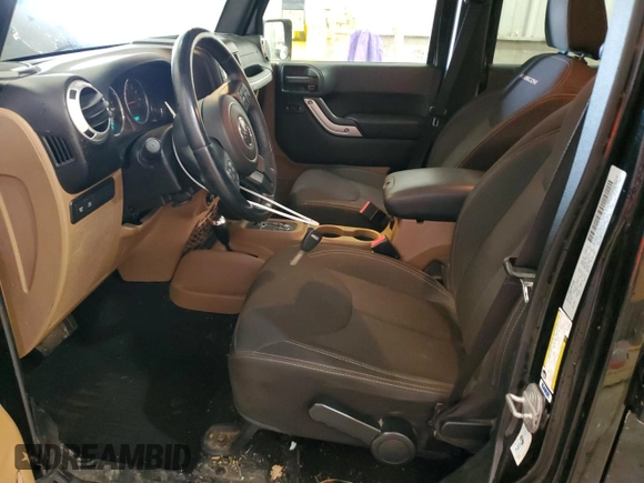 2015 Jeep Wrangler Unlimited Rubicon with VIN 1C4BJWFG3FL653961, listed as a Copart auction lot 47497135 with 97,707 mi miles and Clean title. Bid and sale history available at DreamBid. Image 7.