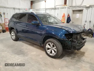 2018 Volkswagen Atlas SE with VIN 1V2LR2CA3JC578157, listed as a Copart auction lot 55812345 with 107,577 mi miles and Clean title. Bid and sale history available at DreamBid. Image 4.