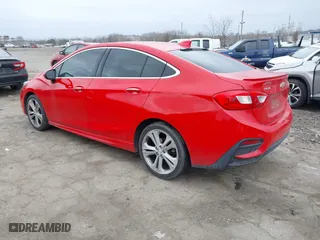 2016 Chevrolet Cruze Premier with VIN 1G1BG5SMXG7307851, listed as a IAAI auction lot 41726921 with 156,693 mi miles. Bid and sale history available at carsss.com. Image 3.