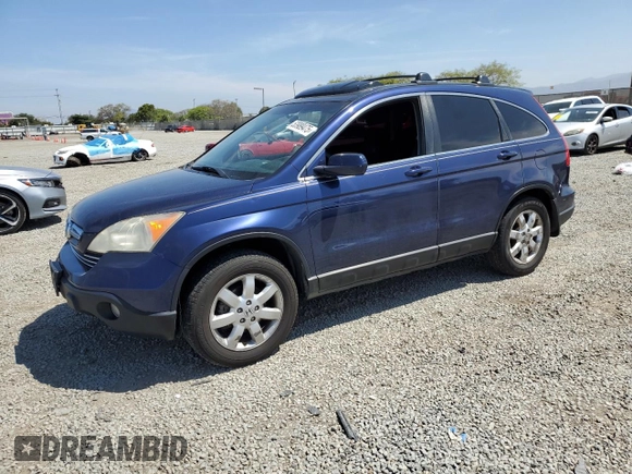 2007 Honda CR-V EX-L z VIN JHLRE38737C059390, wystawiony jako Copart lot #53989475 z przebiegiem 240 369 mil mil oraz Czysty tytuł • Clean title. Historia ofert i sprzedaży dostępna na DreamBid. Obrazek 1.
