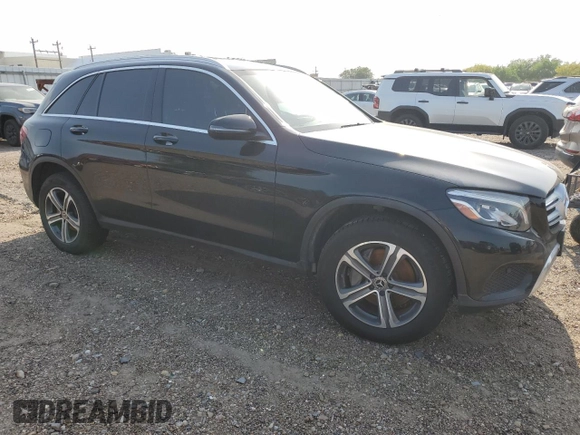 2018 Mercedes-Benz GLC with VIN WDC0G4JB1JV080135, listed as a Copart auction lot 51923565 with 0 mi miles and Salvage Title. Bid and sale history available at carsss.com. Image 4.