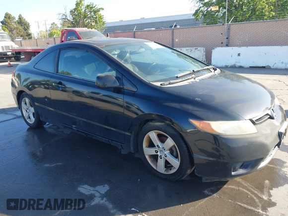 2007 Honda Civic Cpe EX with VIN 2HGFG12857H577421, listed as a IAAI auction lot 42141617 with 167,659 mi miles. Bid and sale history available at carsss.com. Image 1.