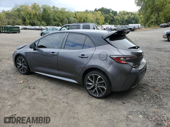2021 Toyota Corolla Hatchback XSE with VIN JTNC4MBE9M3105640, listed as a Copart auction lot 72458064 with 92,465 mi miles and Salvage Title. Bid and sale history available at carsss.com. Image 2.