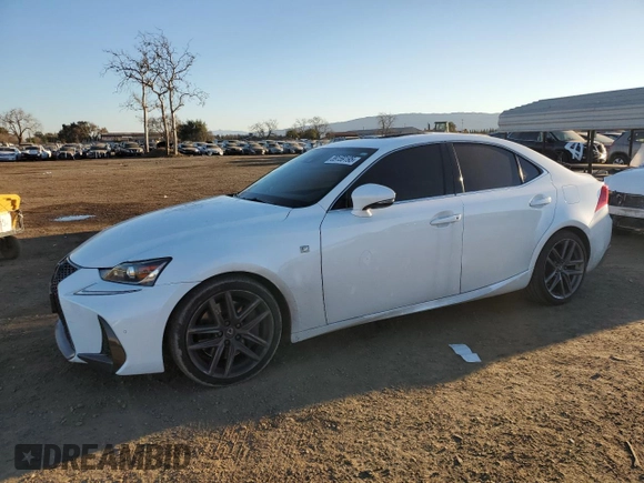 2020 Lexus IS 300 F Sport with VIN JTHGA1D20L5103213, listed as a Copart auction lot 89159195 with 42,803 mi miles and Salvage title. Bid and sale history available at DreamBid. Image 1.