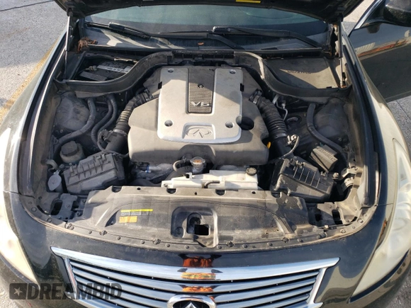 2012 Infiniti G25 x with VIN JN1DV6AR9CM730525, listed as a Copart auction lot 54015105 with 214,989 mi miles and Salvage title. Bid and sale history available at DreamBid. Image 11.
